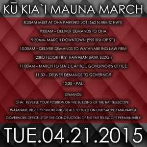 April 21, 2015 Mauna Kea