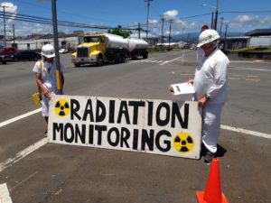 July 16, 2016 Radiation monitoring at Hilo pier