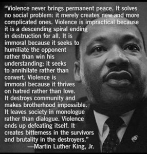 MLK on violence#2