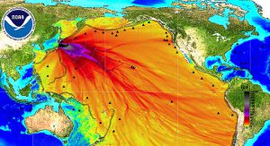 Fukushima radiation map