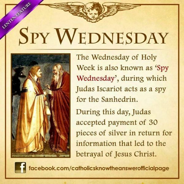 Malu 'Aina » Blog Archive » Spy Wednesday of Holy Week in the Christian