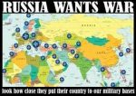 US bases around Russia
